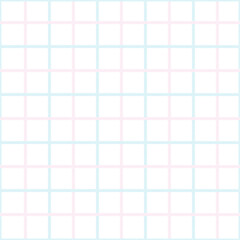 Pink and blue plaid tartan checkered seamless pattern.
