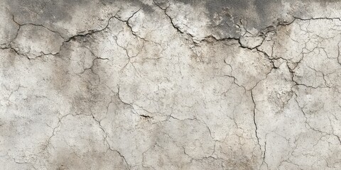 Fototapeta premium close up of cracked and weathered wall surface texture