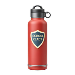 Obraz premium Red School Ready Water Bottle