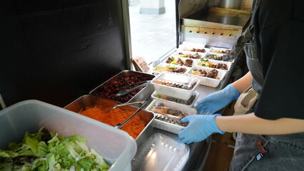 キッチンカーの厨房