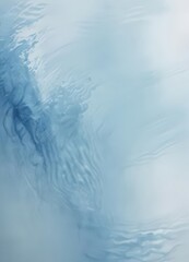 Serene light blue watercolor wash, subtle brushstrokes evoke calm water flow ,  spring,  background