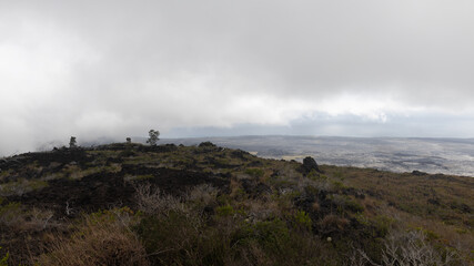 lava field in hawaii