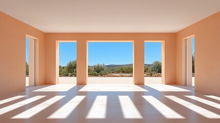 Open Room with Landscape View