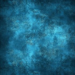 Fototapeta premium Abstract teal textured background with mottled, faded, and cloudy patterns, evoking a sense of depth and aged surface