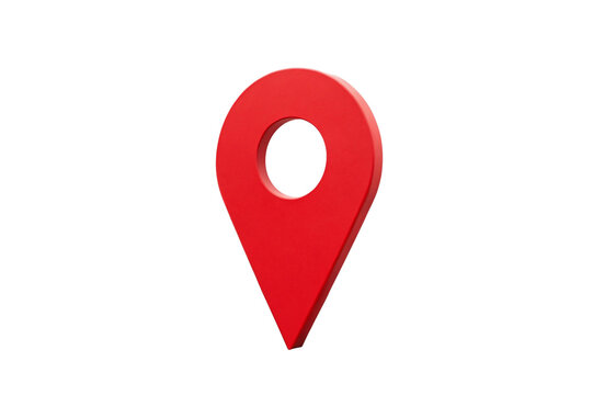 red map pointer