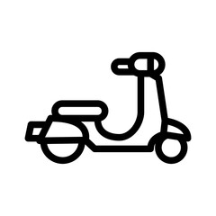 moped motorcycle icon