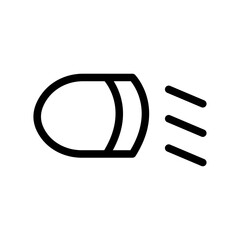 motorcycle headlight icon