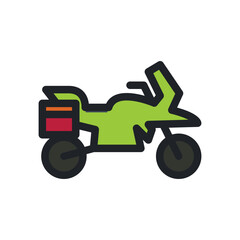 adventure motorcycle icon