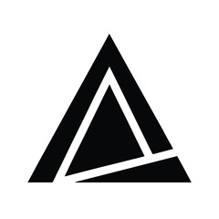 Triangle Wall Art Vector Silhouette