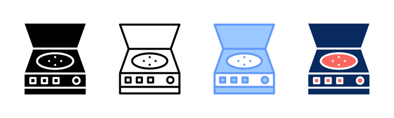 Centrifuge icon sheet multiple style collection