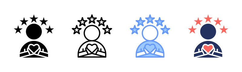 Happy Client icon sheet multiple style collection