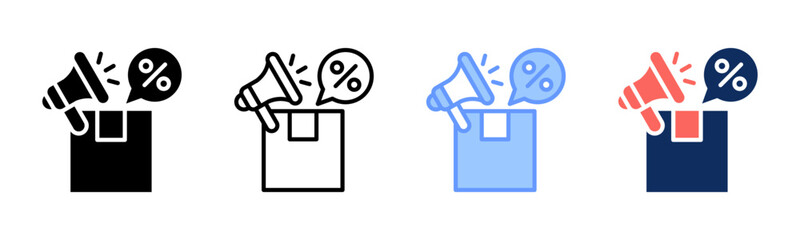 Promotion icon sheet multiple style collection