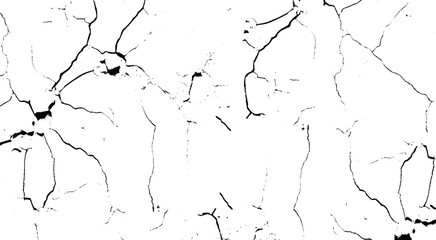 Broken cracked wall background. Scratched lines texture. White and black distressed grunge concrete wall pattern for graphic design.