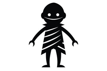  halloween vector illustration of a cartoon penguin