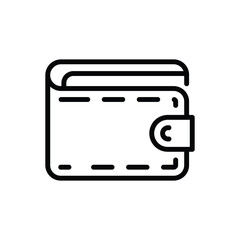 Wallet icon design template isolated