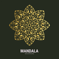 Luxury Mandala background design template