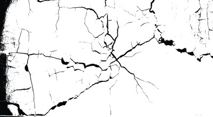 Broken cracked wall stock photo. 