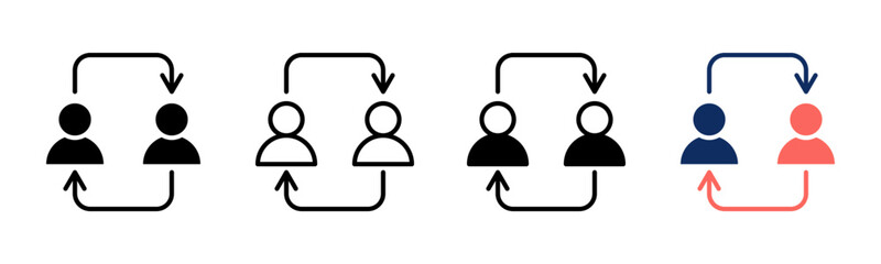 Persuasive icon sheet multiple style collection