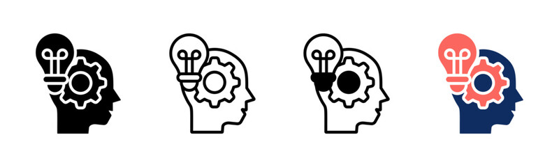 Innovation icon sheet multiple style collection