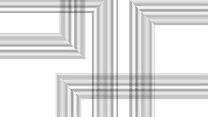 Abstract decoration, golden pattern, halftone gradients, White geometric abstract background overlapping layers on bright space with line effect decoration