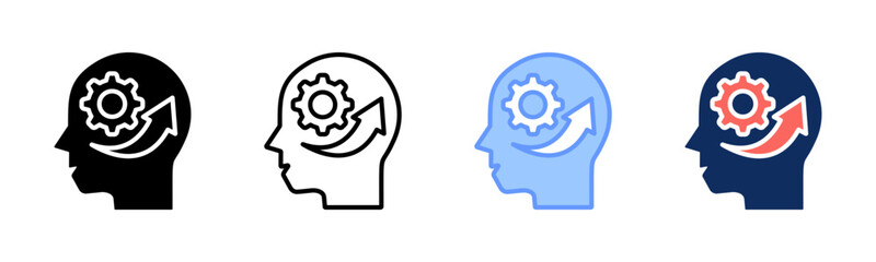 Skill icon sheet multiple style collection