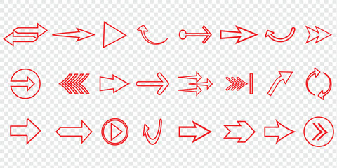 Arrow icons. arrow symbols, and arrow variations.