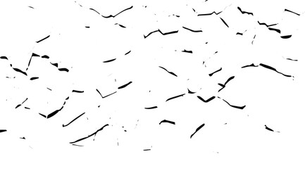 Fine Cracked Lines Texture on White Background for Subtle Distressed and Vintage Effects