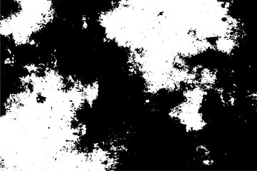Grunge Black and White Abstract Texture with Distressed Ink Splatter Background