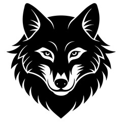 Naklejka premium wolf head mascot