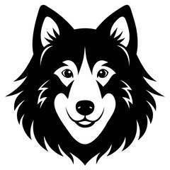 vector image of a dog