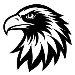 Obraz premium eagle head vector illustration
