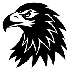 Obraz premium eagle head vector illustration