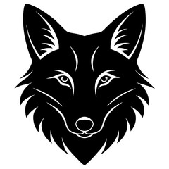 Fototapeta premium fox head vector