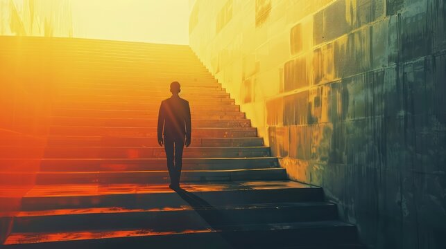 Motivational poster with a background highlighting key achievements