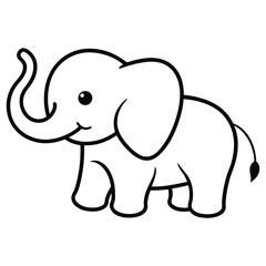 vector illustration of an elephant