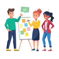 happy family in the living room