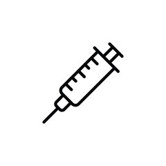Fototapeta premium injection icon vector