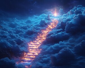 blue sky and clouds