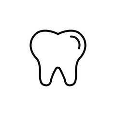 tooth icon vector