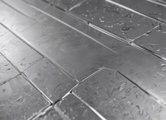 Fototapeta premium Intricate silver metallic texture, highly polished surface, industrial design , ornate, surface, machinery