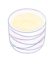 Japanese egg custard, egg only