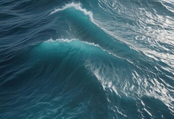 Abstract blue water wave texture, calming ocean pattern, visual, nature