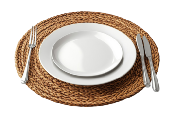 An elegant dinner table setup invites for a memorable meal celebrating culinary artistry and on transparent background