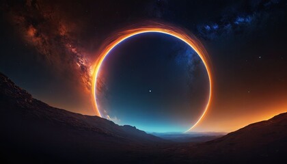 Abstract innovation space travel successful business Future disruption strategy for time and space travel portal gateway 3d render Raster illustration
3