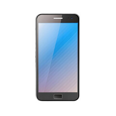 Smartphone PNG icon isolated with transparent background