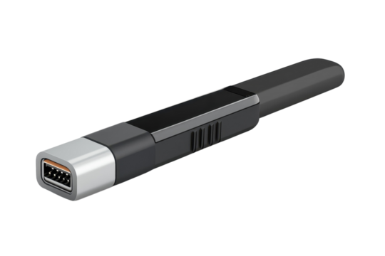 Connecting the world a USB ready for use a small key to the digital flow of information ready on transparent background