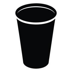 paper cup isolated on white