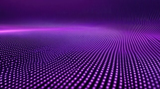 Abstract purple digital landscape