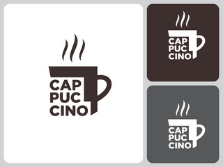 cappuccino logo vector design