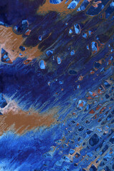 Colorful Abstract Fluid Art Background with Organic Texture and Vivid Details
